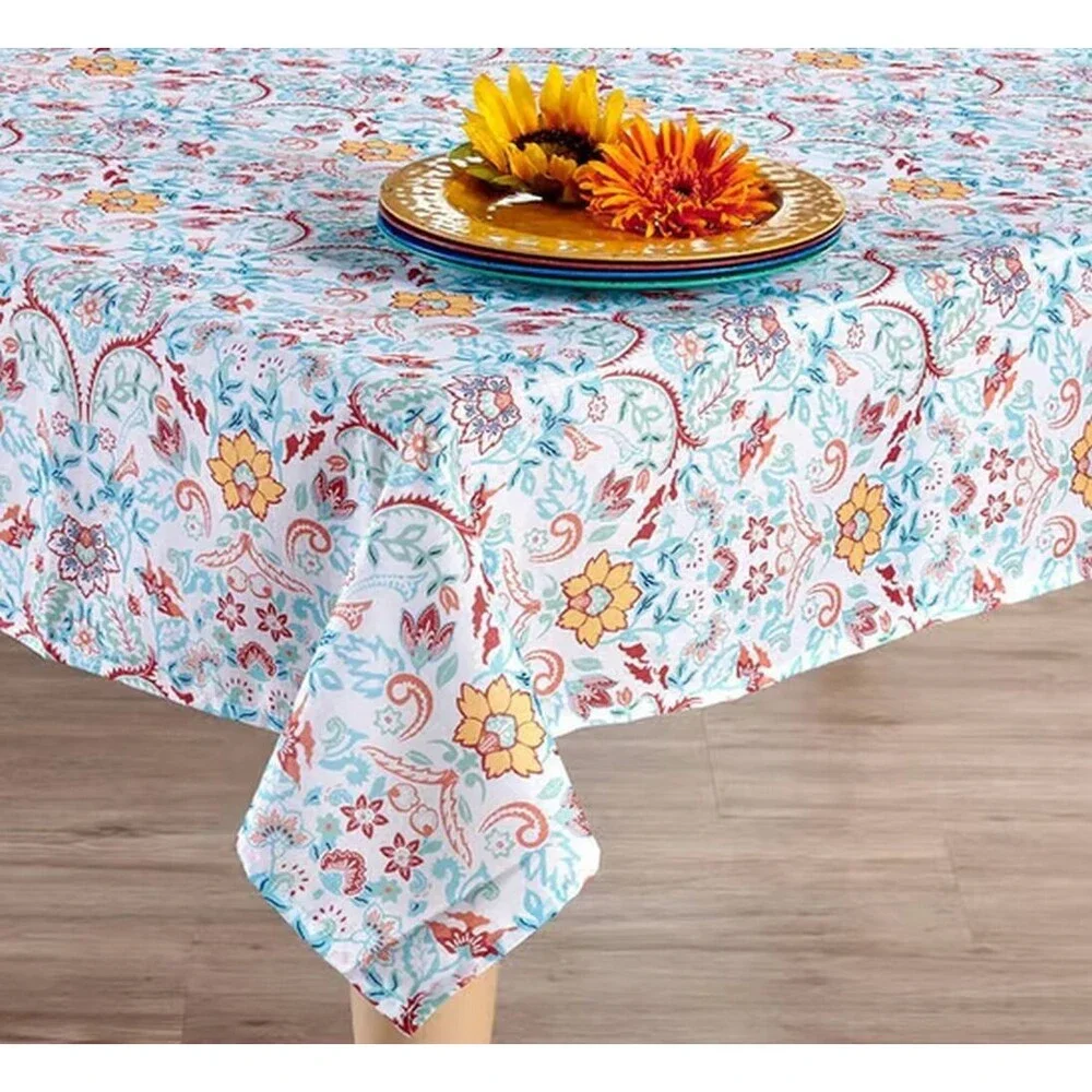 Printed Fabric Tablecloth 60